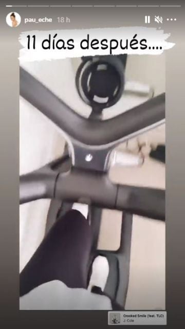 Paula Echevarría retoma sus entrenamientos