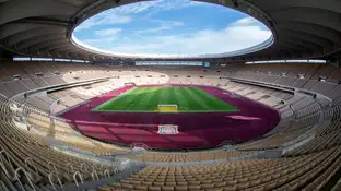 El estadio de La Cartuja de Sevilla El estadio de La Cartuja de Sevilla reemplaza a Bilbao como sede de la Eurocopa