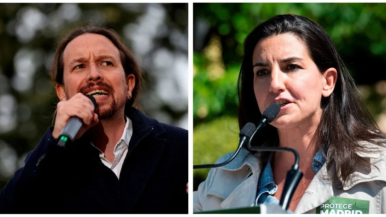 Pablo Iglesias y Roc&iacute;o Monasterio