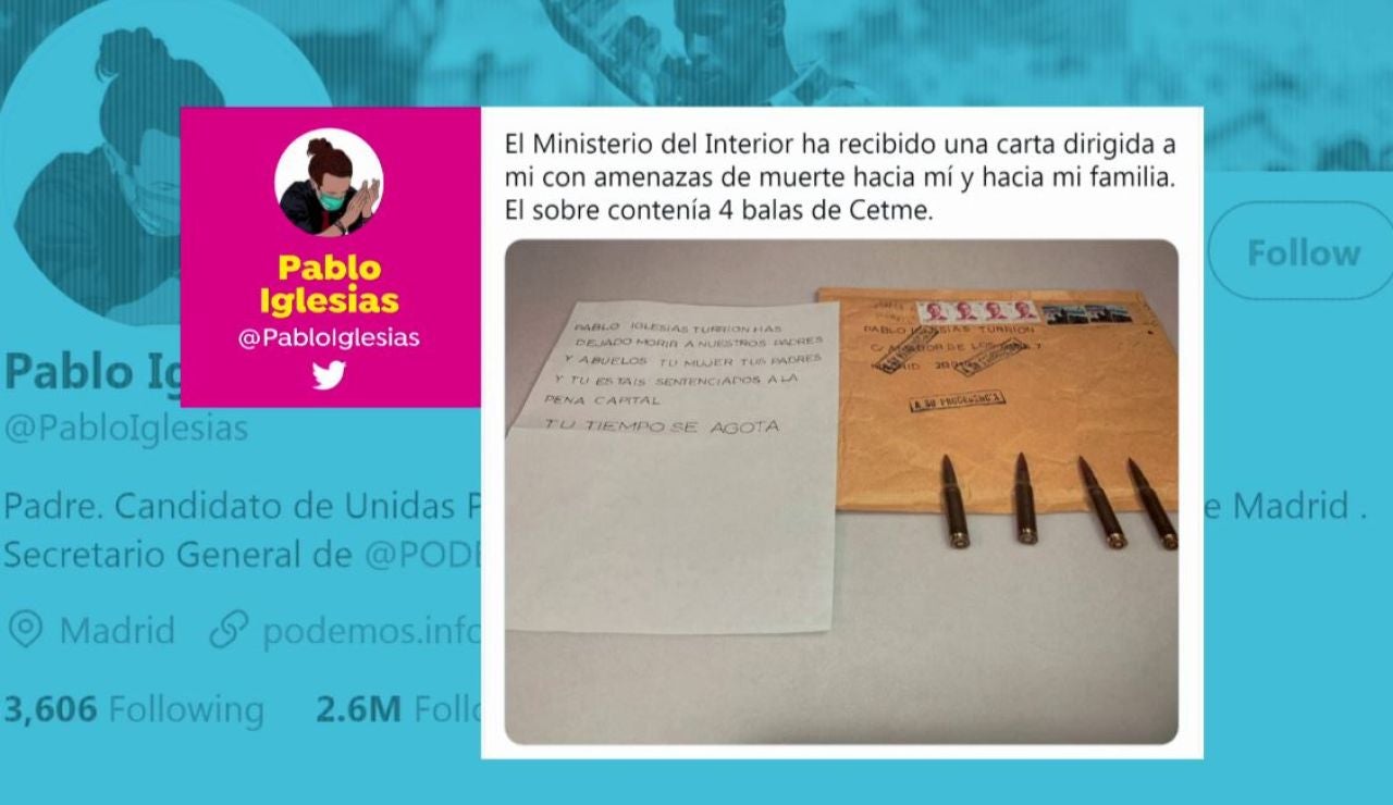 Carta amenaza. Carta amenaza.