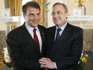 Joan Laporta y Florentino Pérez, presidentes del Barcelona y el Real Madrid