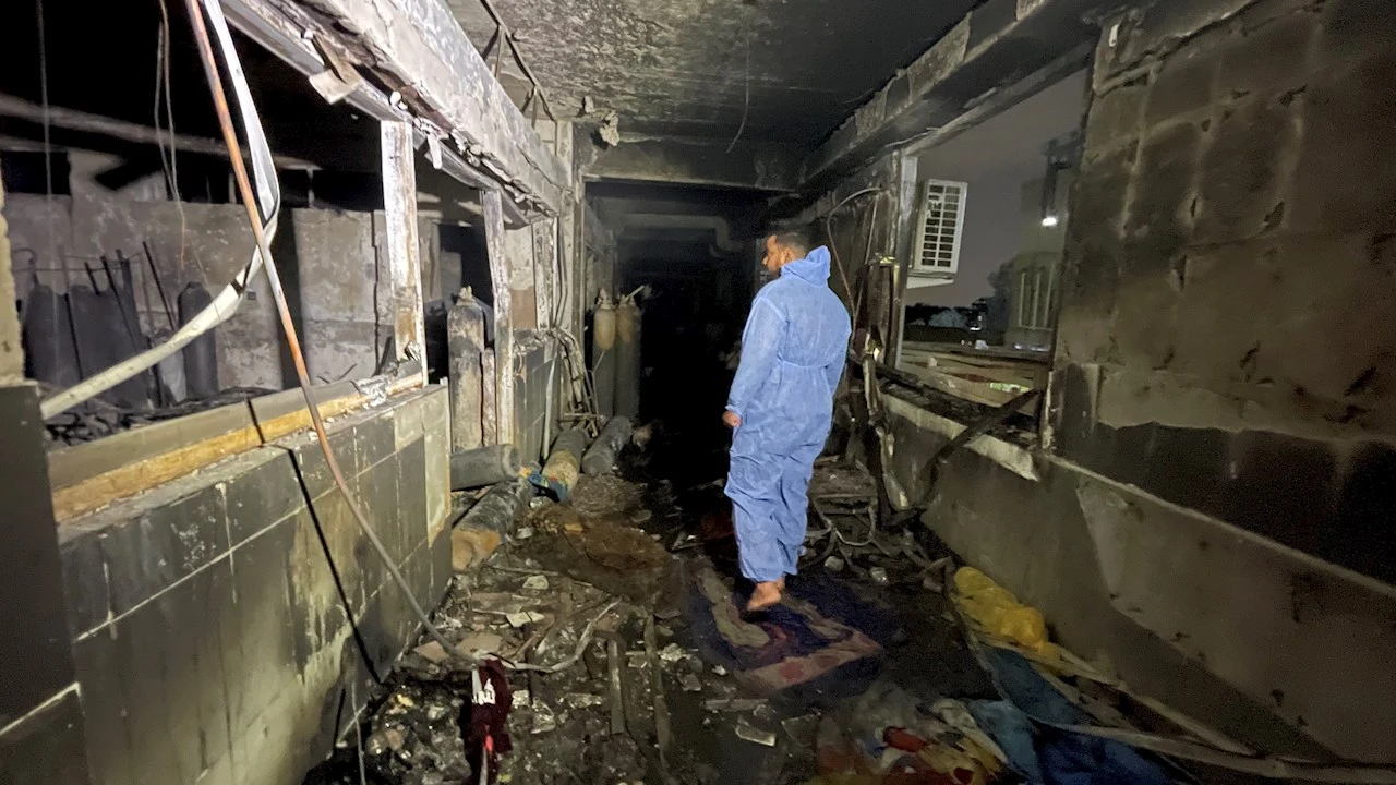 explosión en un hospital para pacientes de coronavirus de Bagdad, capital de Irak explosión en un hospital para pacientes de coronavirus de Bagdad, capital de Irak