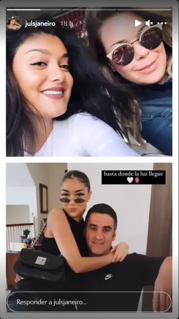 Las primeras imágenes que Julia Janeiro publica con sus padres, Jesulín de Ubrique y María José Campanario FAMILIA FELIZ