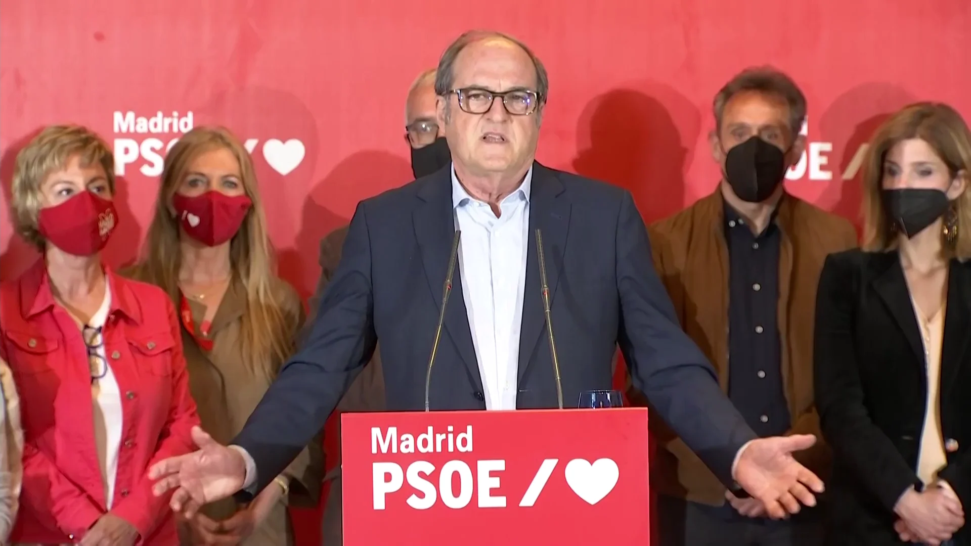 &Aacute;ngel Gabilondo reconoce los malos datos en las elecciones de Madrid: "Los resultados no son buenos, no lo he logrado" 