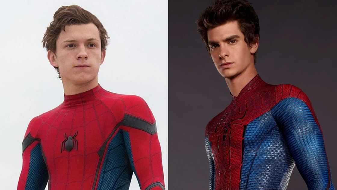 Tom Holland y Andrew Garfield como SpiderMan