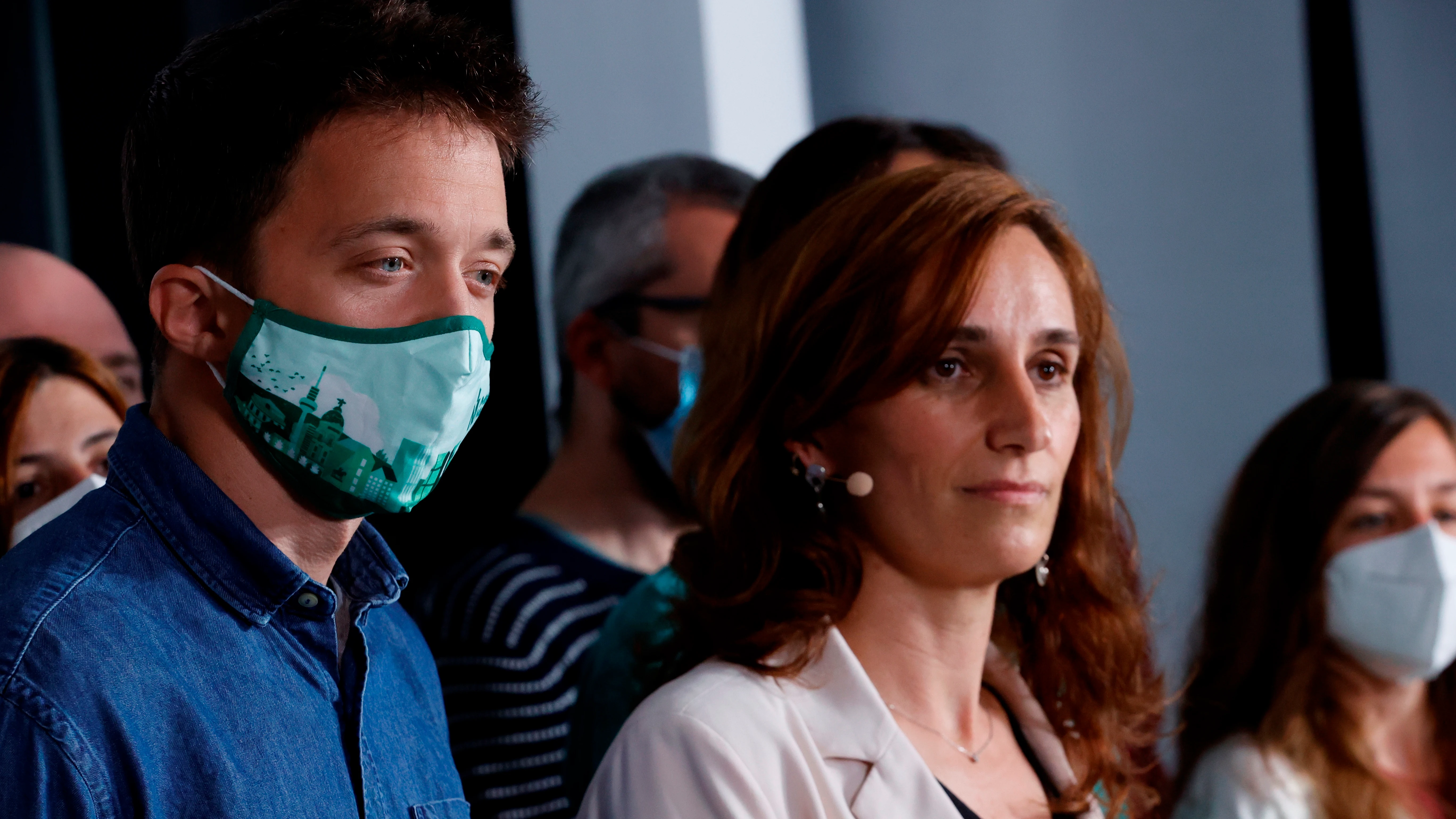 Mónica García junto a Íñigo Errejón Mónica García junto a Íñigo Errejón