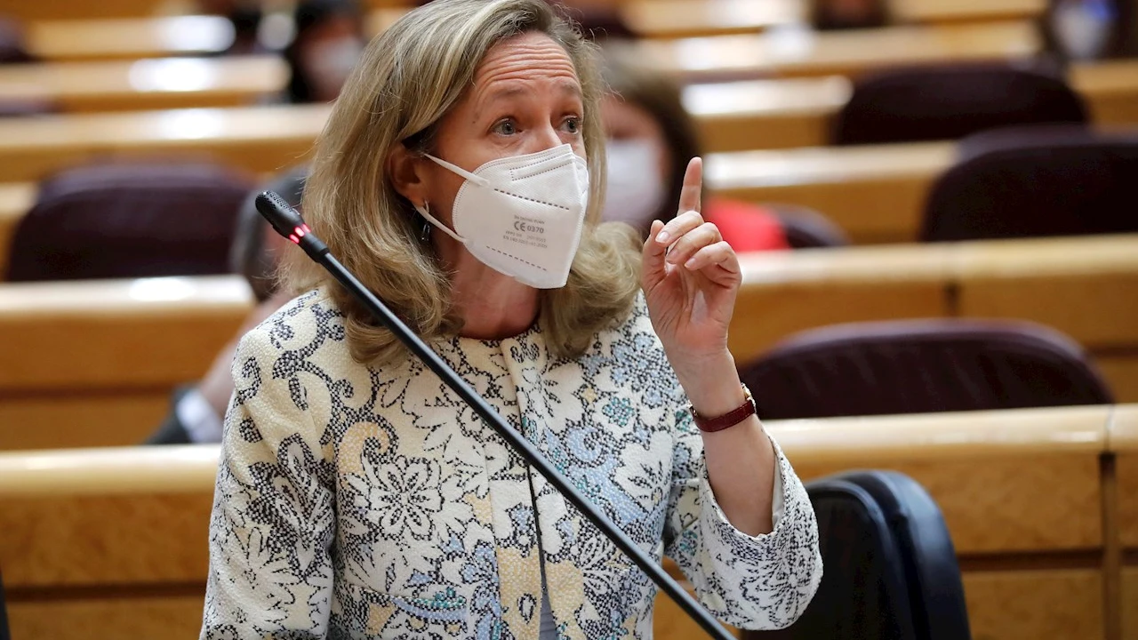 La vicepresidenta de Asuntos Econ&oacute;micos, Nadia Calvi&ntilde;o