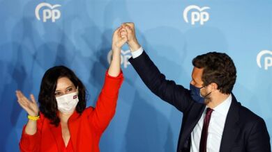 Pablo Casado reúne al Comité Ejecutivo Nacional tras el rotundo triunfo de Isabel Díaz Ayuso en las elecciones en Madrid