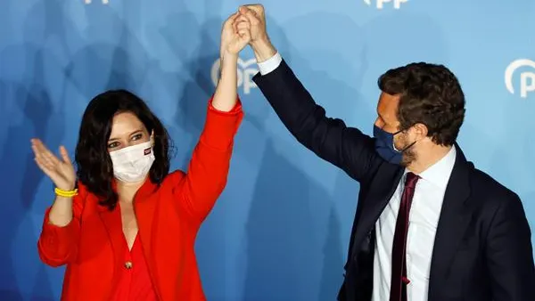 Isabel Díaz Ayuso y Pablo Casado Isabel Díaz Ayuso y Pablo Casado