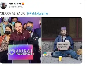 Los mejores memes tras la dimisión de Pablo Iglesias de sus cargos en Unidas Podemos Los mejores memes tras la dimisión de Pablo Iglesias de sus cargos en Unidas Podemos