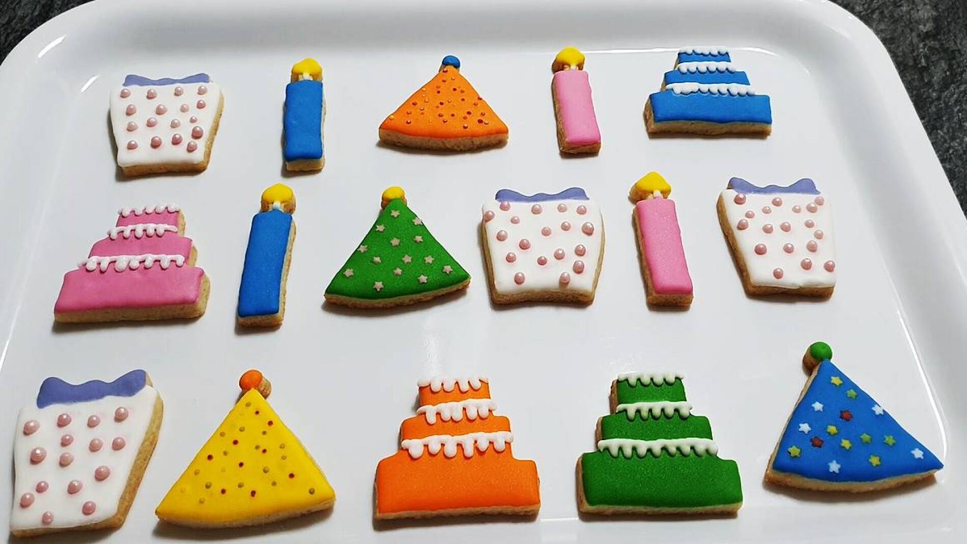 Galletas de cumpleaños