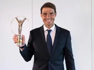 Rafa Nadal gana el Premio Laureus 2021 a mejor deportista del mundo Rafa Nadal gana el Premio Laureus 2021 a mejor deportista del mundo