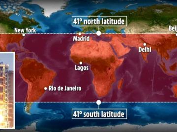 Alerta por la reentrada sin control de un cohete chino en la Tierra