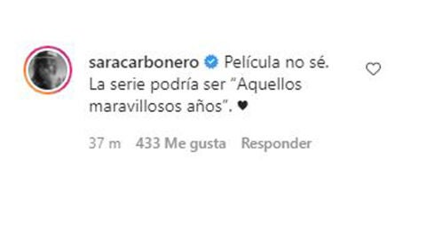 Comentario Sara Carbonero
