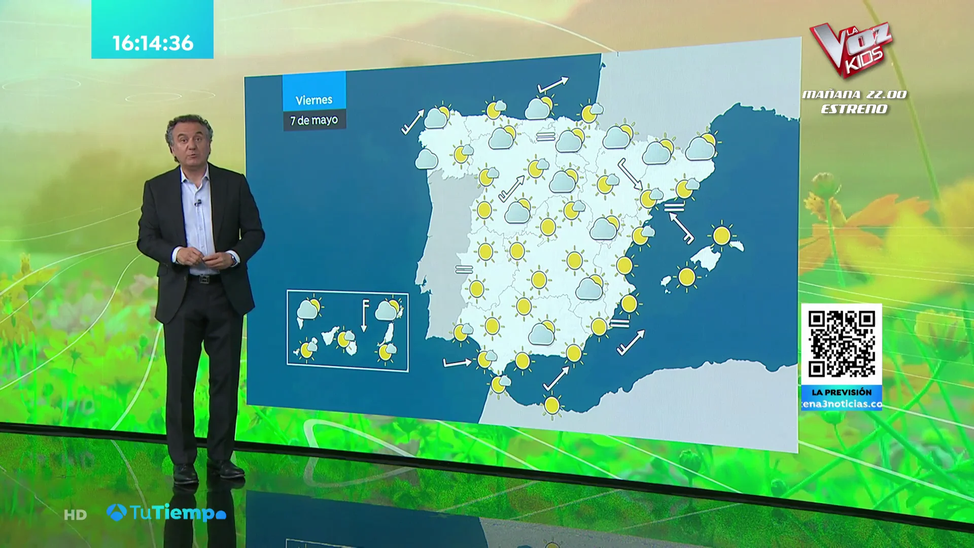 La previsión del tiempo hoy: Suben las temperaturas el interior con lluvias débiles en el Cantábrico La previsión del tiempo hoy: Suben las temperaturas el interior con lluvias débiles en el Cantábrico