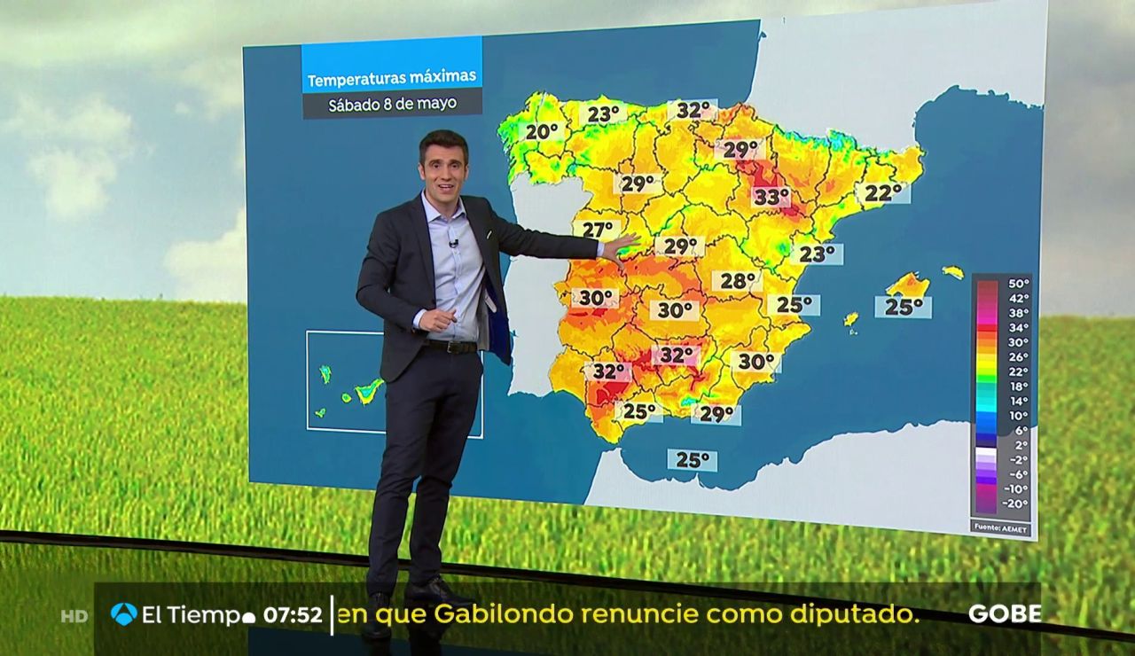 La previsión del tiempo hoy: Ascenso de temperaturas en el interior con lluvias débiles en el Cantábrico La previsión del tiempo hoy: Ascenso de temperaturas en el interior con lluvias débiles en el Cantábrico