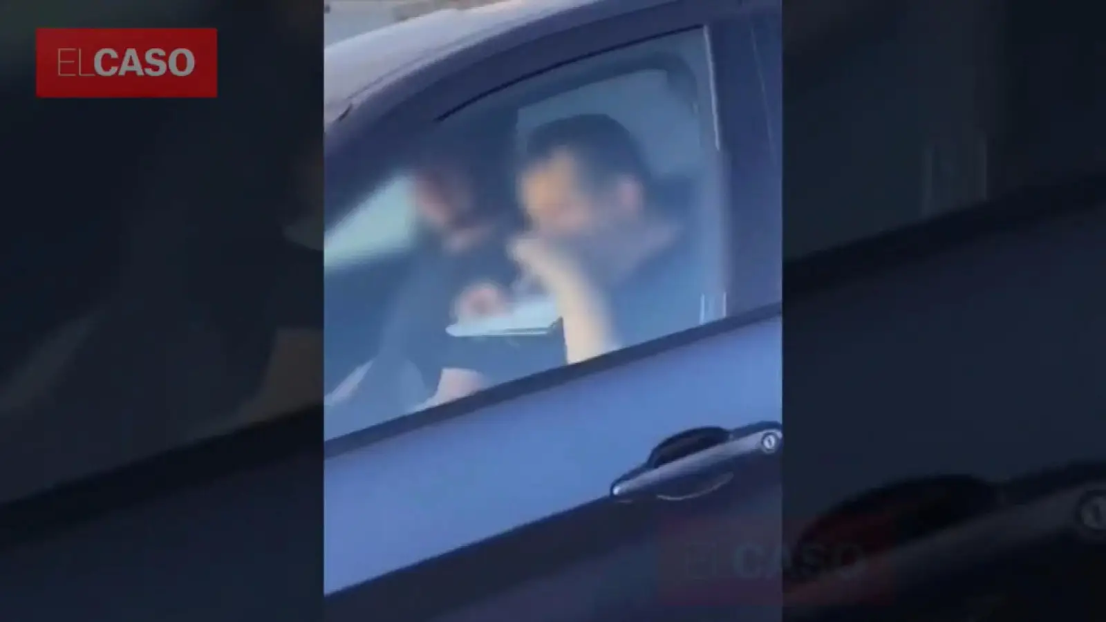 Grabado esnifando mientras conduce en Mallorca
