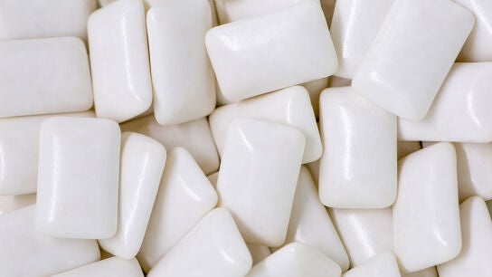 Chicles de color blanco