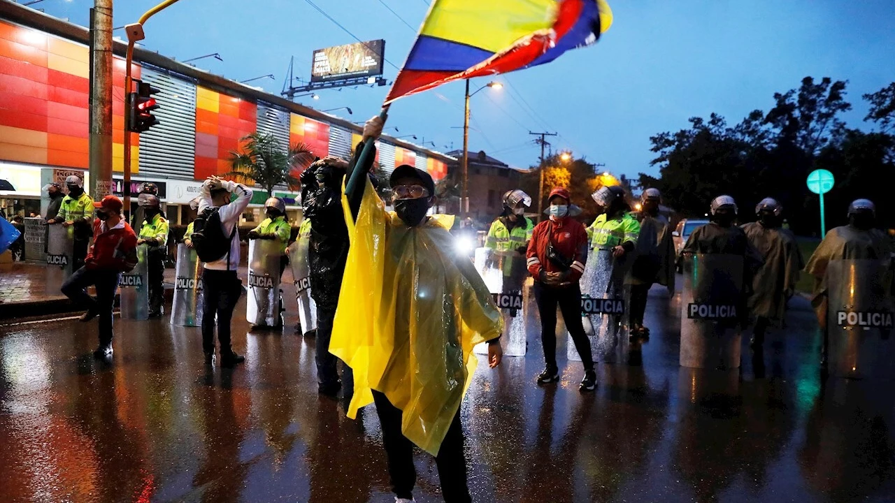 Manifestación en Colombia Manifestación en Colombia