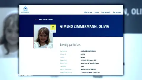 La Interpol publica las fotos de Anna y Oliva, las dos hermanas desaparecidas en Tenerife La Interpol publica las fotos de Anna y Oliva, las dos hermanas desaparecidas en Tenerife