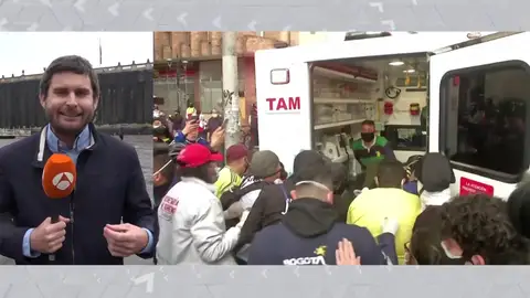 Aumenta la tensión en Colombia con violencia entre policías y manifestantes Aumenta la tensión en Colombia con violencia entre policías y manifestantes