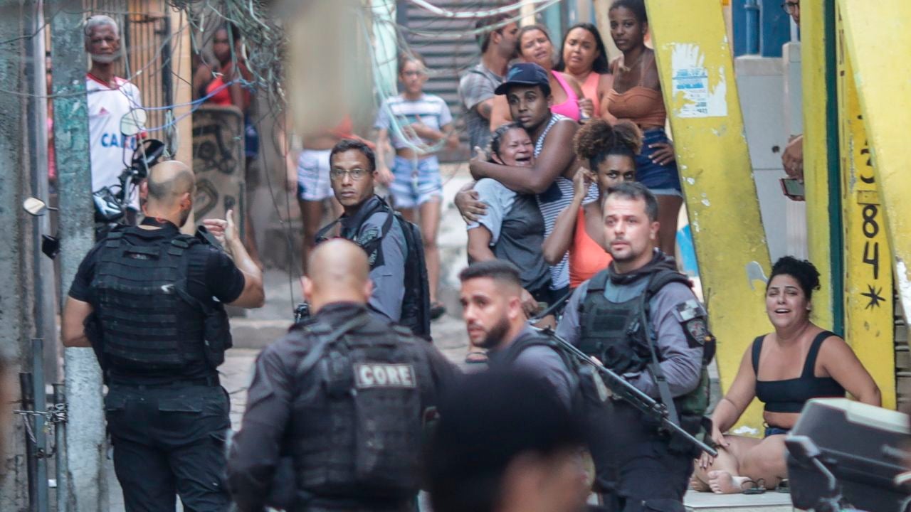 Al menos 28 muertos durante una operación contra el tráfico de drogas en una favela de Río de Janeiro