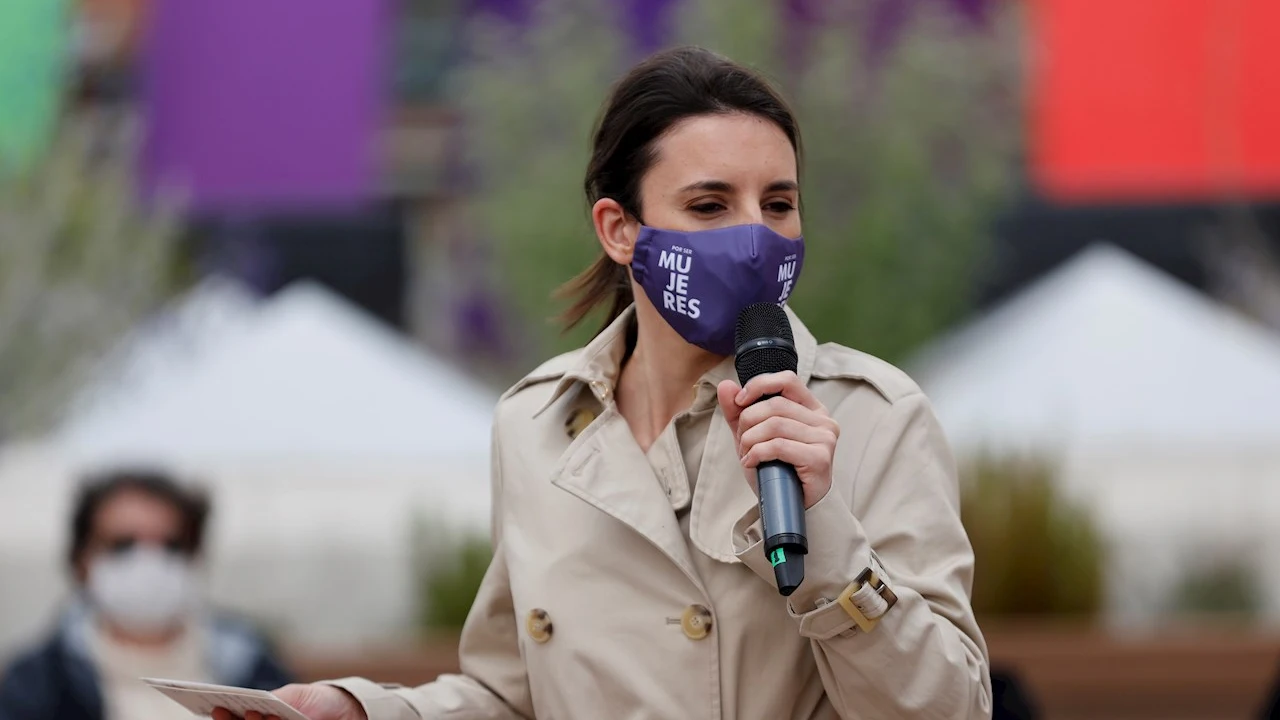 La ministra de Igualdad, Irene Montero La ministra de Igualdad, Irene Montero