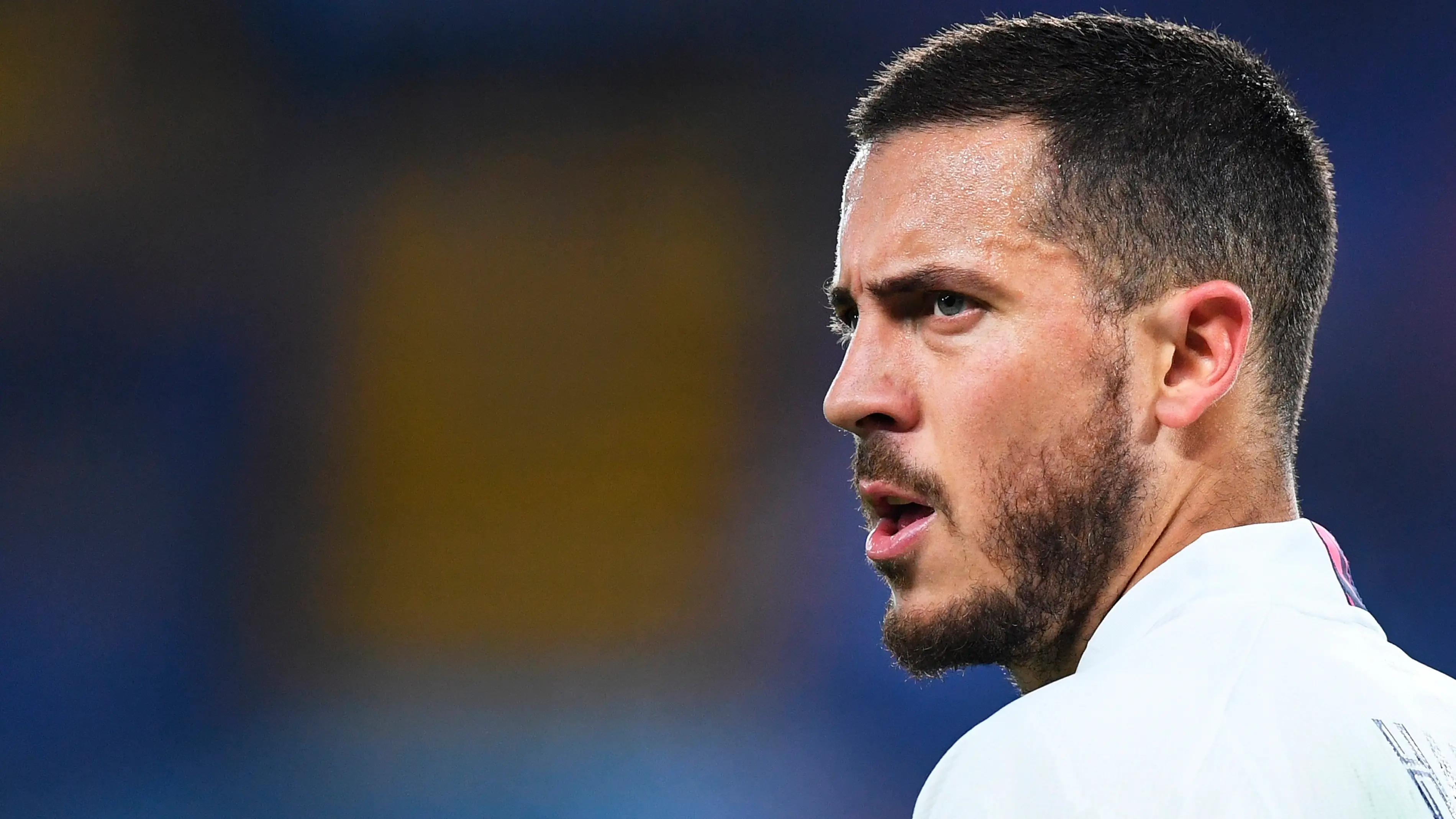 Eden Hazard, sobre el césped de Stamford Bridge Eden Hazard, sobre el césped de Stamford Bridge