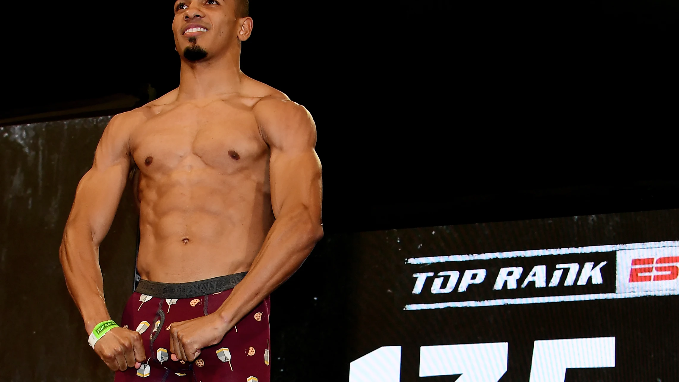El boxeador Felix Verdejo en un pesaje previo a una pelea El boxeador Felix Verdejo en un pesaje previo a una pelea