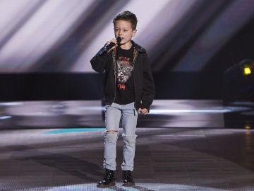 Jesús del Río canta 'Highway to hell' en las Audiciones a ciegas de 'La Voz Kids'