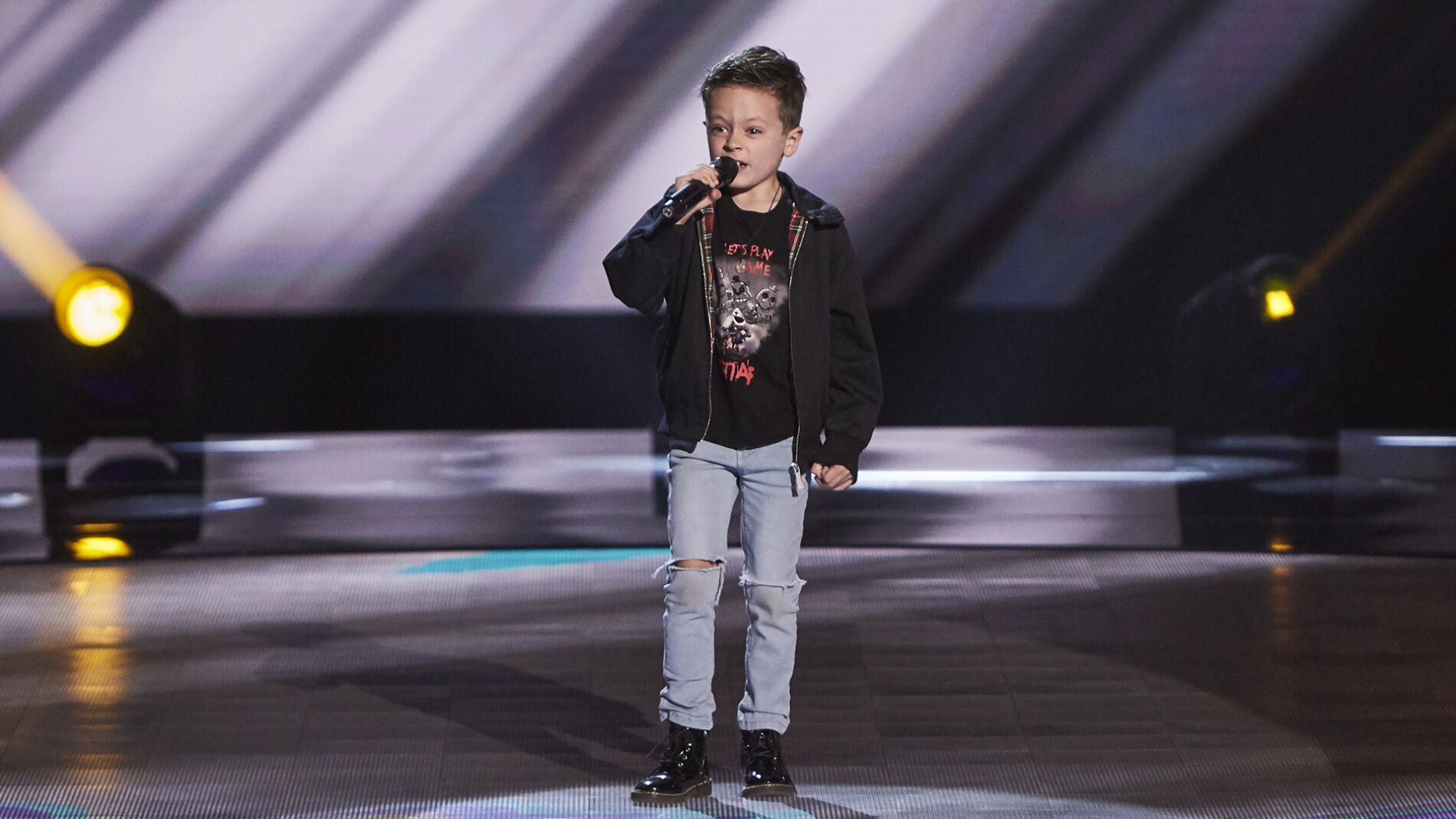 Jesús del Río canta 'Highway to hell' en las Audiciones a ciegas de 'La Voz Kids'