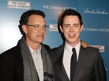 Tom Hanks y su hijo Colin Hanks Tom Hanks y su hijo Colin Hanks