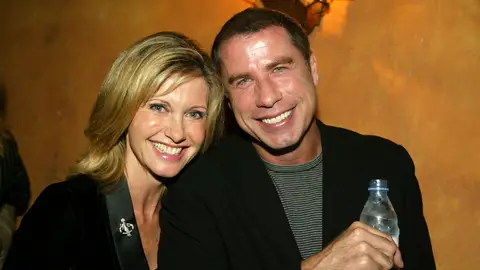 Olivia Newton-John y John Travolta Los protagonistas de 'Grease'