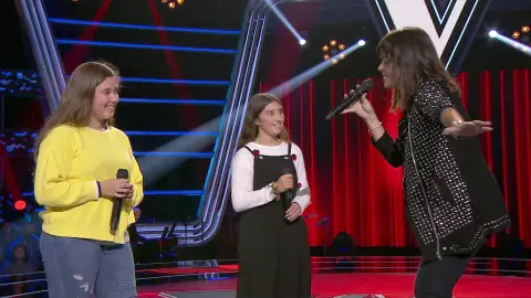 Vanesa Martín canta con Rocío y Lola Avilés el tema 'No te pude retener' en las Audiciones a ciegas de 'La Voz Kids' 'La Voz Kids'