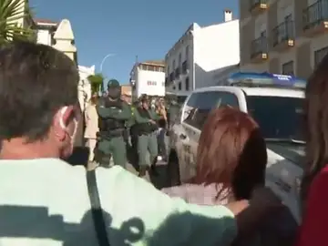 Hermana de Manuel Chavero se encara con el presunto asesino Hermana de Manuel Chavero se encara con el presunto asesino