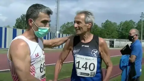 Pepín Rioseco, el ferrolano de 80 años que ha batido el récord del mundo de 800 metros Pepín Rioseco, el ferrolano de 80 años que ha batido el récord del mundo de 800 metros