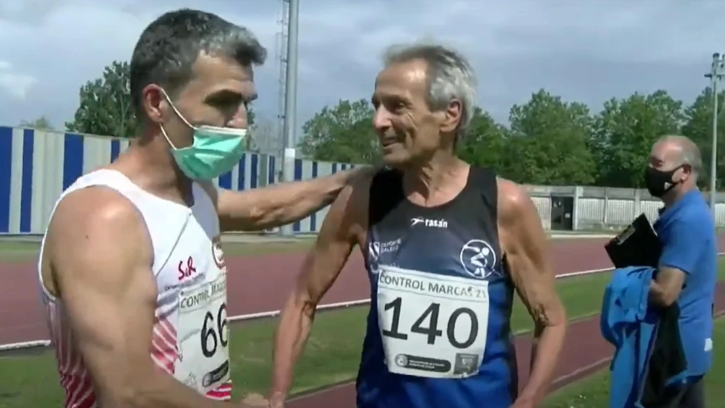 Pep&iacute;n Rioseco, el ferrolano de 80 a&ntilde;os que ha batido el r&eacute;cord del mundo de 800 metros