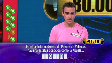 Dos preguntas y cuarenta segundos: Borja juega por 80.001 euros el Duelo Final de ‘¡Ahora caigo!'