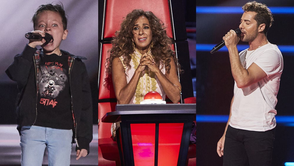 Un estreno de altura en 'La Voz Kids': rock, lágrimas y pequeños flamencos