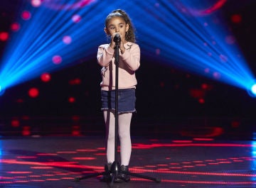 Samira Cuesta canta 'Válgame Dios' en las Audiciones a ciegas de 'La Voz Kids'