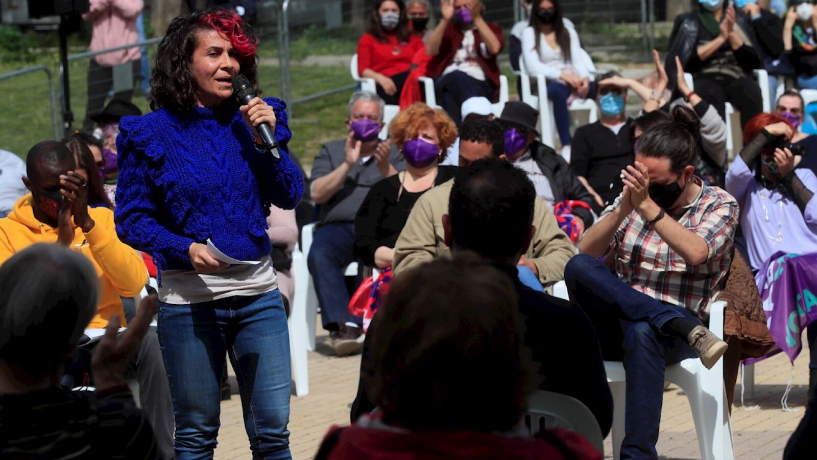 Vanessa Lillo, número 3 de Podemos Madrid, llama 