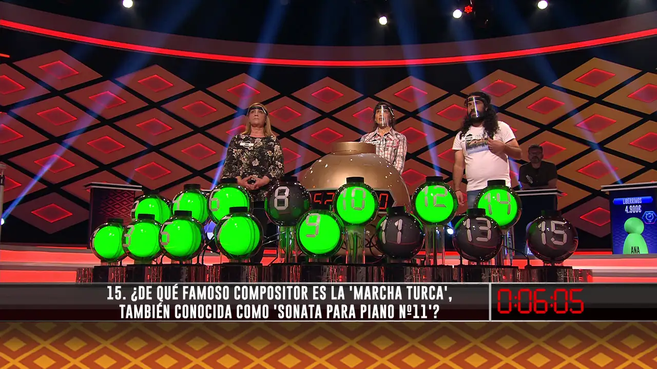 ¡A dos preguntas! Los ‘Libérrimos’, cerca del bote de ‘¡Boom!’