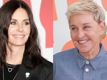 Courteney Cox y Ellen DeGeneres Courteney Cox y Ellen DeGeneres