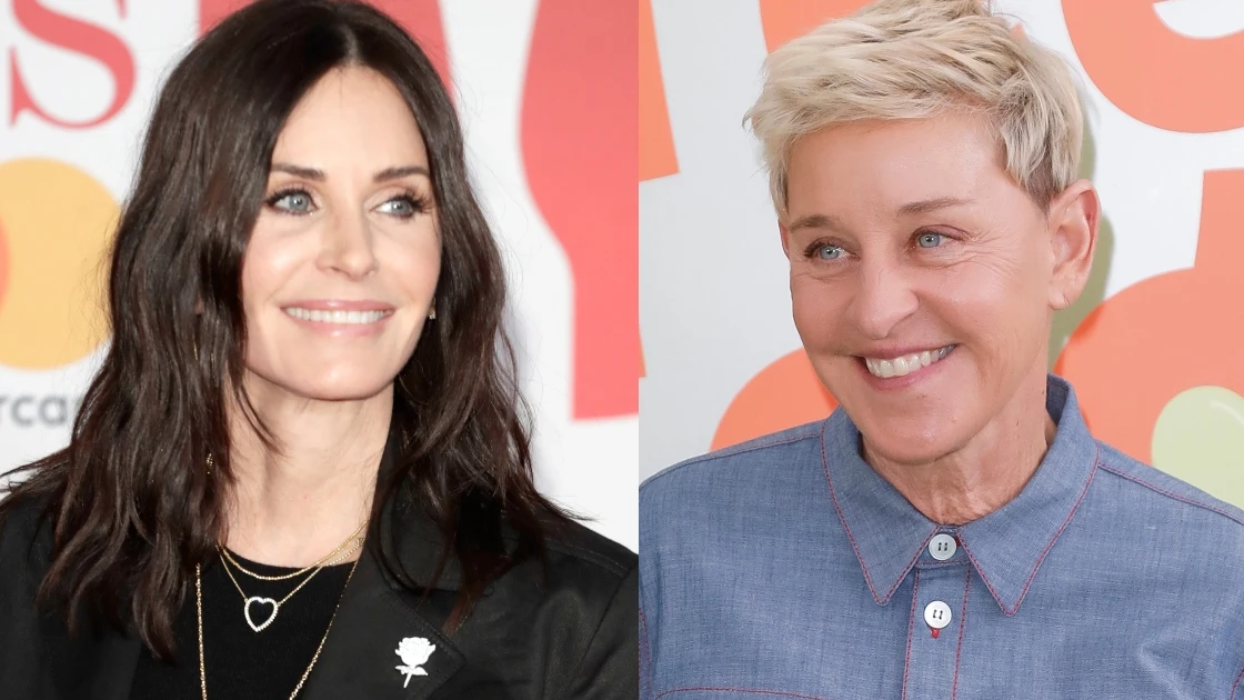 Courteney Cox y Ellen DeGeneres Courteney Cox y Ellen DeGeneres