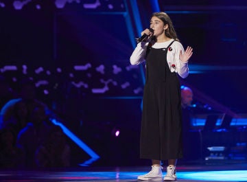 Lola Avilés canta 'Mi amante amigo' en las Audiciones a ciegas de 'La Voz Kids'