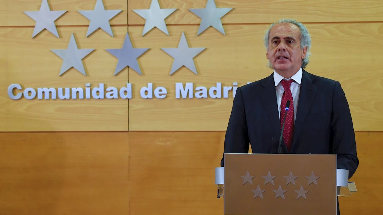 El consejero de Sanidad de la Comunidad de Madrid, Enrique Ruiz Escudero El consejero de Sanidad de la Comunidad de Madrid, Enrique Ruiz Escudero