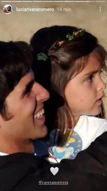 La foto que ha publicado Lucía Rivera La foto que ha publicado Lucía Rivera