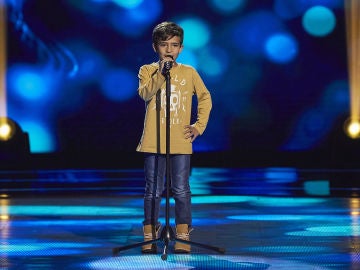 Carlos Prieto canta 'Estoy enamorado' en las Audiciones a ciegas de 'La Voz Kids'