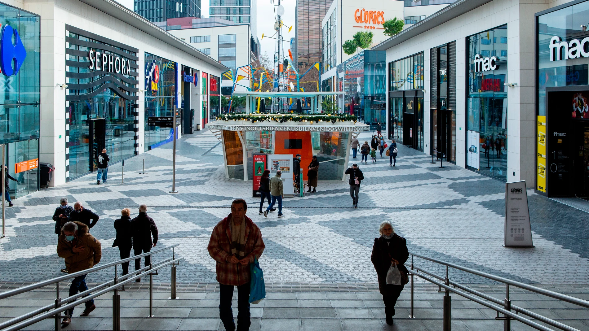 El centro comercial Glories de Barcelona