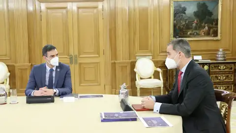 Reunión entre Pedro Sánchez y el rey Reunión entre Pedro Sánchez y el rey